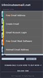Mobile Screenshot of 10minutesmail.net