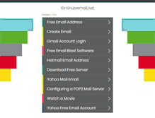 Tablet Screenshot of 10minutesmail.net